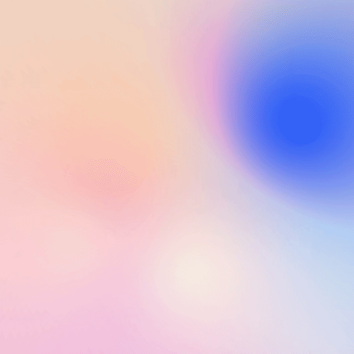 A soft gradient background blending pastel pink, peach, and blue hues. The colors flow smoothly into each other, creating a calming and soothing visual effect.
